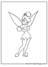tinkerbell coloring pages 100 free