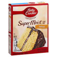 I posted here for safe keeping and measuring nutritional value. Betty Crocker Super Moist Yellow Cake Mix Shop Baking Mixes At H E B
