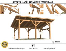 rough sawn timber frame instruction