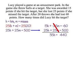 solve word problems lesson 053