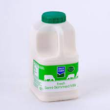 semi skimmed milk pint 10x1pint lynas