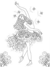 Available for personal use only this is for one 8x10 inch pdf coloring page pdf file. Free Printable Ballet Coloring Pages For Kids