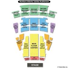 Seating Chart For Jubilee Auditorium Edmonton Northern