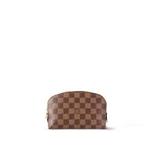 cosmetic pouch pm damier ebene canvas