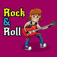 rock roll cartoon images free