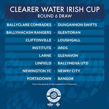 irish cup results and fixtures
