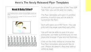 Pull Tab Flyer Template Google Docs Templates With Tabs 5