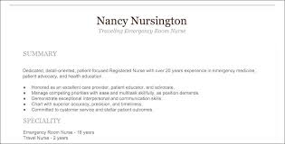 Emergency Nurse Resume Cover Letter Example Sample New Registered Of