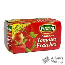 panzani sauce aux tomates fraîches les