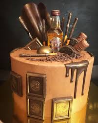 Personalised bottle with pineapple cream cake. Birthday Cake For Men Beer Bottle 56 Trendy Ideas