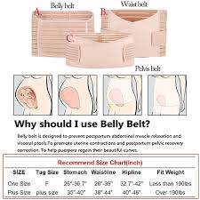 Tirain 3 In 1 Postpartum Support Recovery Belly Waist Pelvis Belt Shapewear