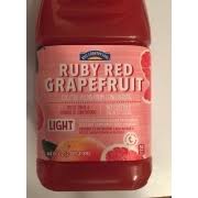 light ruby red gfruit juice