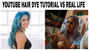 It works better and looks more natural than chemical hair dye and restores your hair back to its natural state. Youtube Hair Dye Tutorial Vs Real Lie 0 255 Youtube Tutorials Vs Real Life Life Meme On Me Me