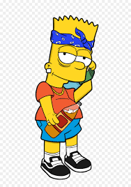 Music by blue rollin the song is called blue flagging. Bart Simpson Gangster Cartoon Characters Wallpaper Novocom Top