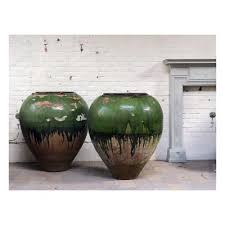 Large Garden Urns 1900s Set Of 2 For