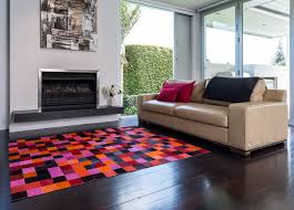 colourful cowhide patchwork rugs