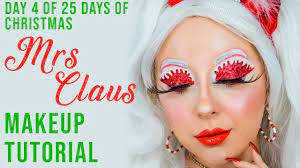 mrs claus christmas makeup tutorial