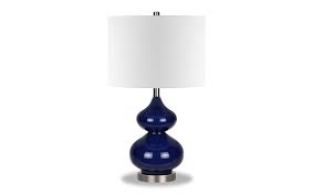katarina navy blue table lamp bob s