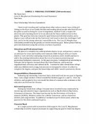 Sample Personal Statement  This Page Showcases A Sample Of     Janet Louise Berryman Scholarship in Medicine   Department of  