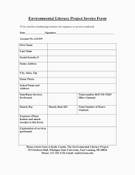 Bill For Services Rendered Template Invoice Services