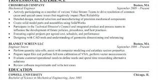 82 How To Write 1 Year Experience Mechanical Engineer Resume About