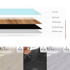 vinyl 5m² floor planks tiles self