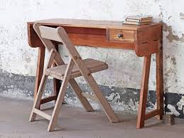 A wood desk from crate and barrel instantly adds warmth to your home office. Small Wooden Desk From Scaramanga S Gorgeous New Collection Of Vintage Office Furniture Add Charm A Small Wood Desk Small Wooden Desk Vintage Office Furniture