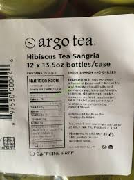 argo tea hibiscus sangria 12 13 5 ounce