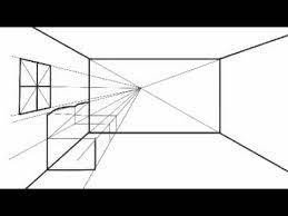 how to draw in one point perspective
