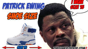 Patrick Ewing Shoe Size What Size Shoes Does Ewing Wear