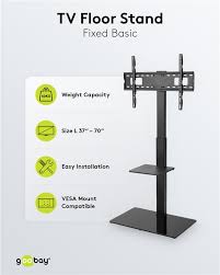 tv floor stand basic size l
