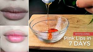 how to get pink lips naturally at home