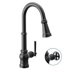 We may earn a commission through products purchased using links on this this faucet comes in four different finish options including moen's spot resist stainless. Moen Paterson Kitchen Faucet Matte Black S72003bl Schillings