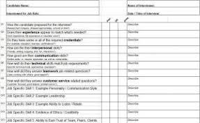 By using a hiring rubric, also known as a each member then completes a rubric, which is typically an excel spreadsheet, and submits it to a neutral third party (such as an administrative. 11 Free Interview Evaluation Forms Scorecard Templates