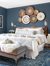 75 bedroom with blue walls ideas you ll