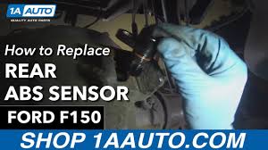 How To Replace Rear Abs Sensor 90 03 Ford F150