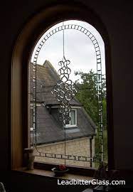 large bevelled glass arch weldon