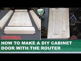 how to make a diy cabinet door with the