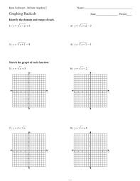 Graphing Radicals Kuta