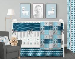 llama nursery bedding boy crib bedding