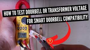 How To Test Doorbell Voltage or Doorbell Transformer Voltage - YouTube