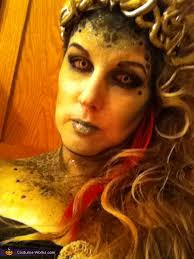 medusa halloween costume and make up