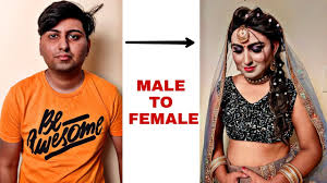 male to female makeup boy to