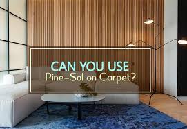 can you use pine sol on carpet