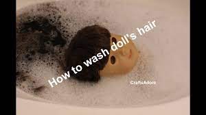 how to wash american doll s hair