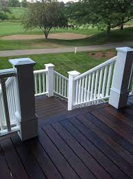 dark cool deck paint porch design