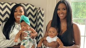 Rhoa star and fiancé dennis mckinley welcome daughter pilar jhena. Kenya Moore S Daughter Poses With Porsha Williams Baby Photo