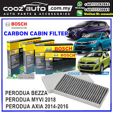 Anda boleh terus buat tempahan. Perodua Bezza Myvi 2018 Axia 2014 17 Bosch Carbon Cabin Air Cond Aircond Filter