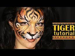 tiger makeup face painting