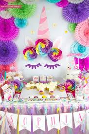 diy unicorn birthday party